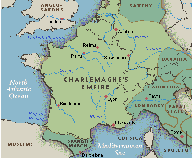 Peta Kekuasaan Charlmagne