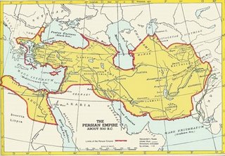 Peta Kerajaan Cyrus yang Agung